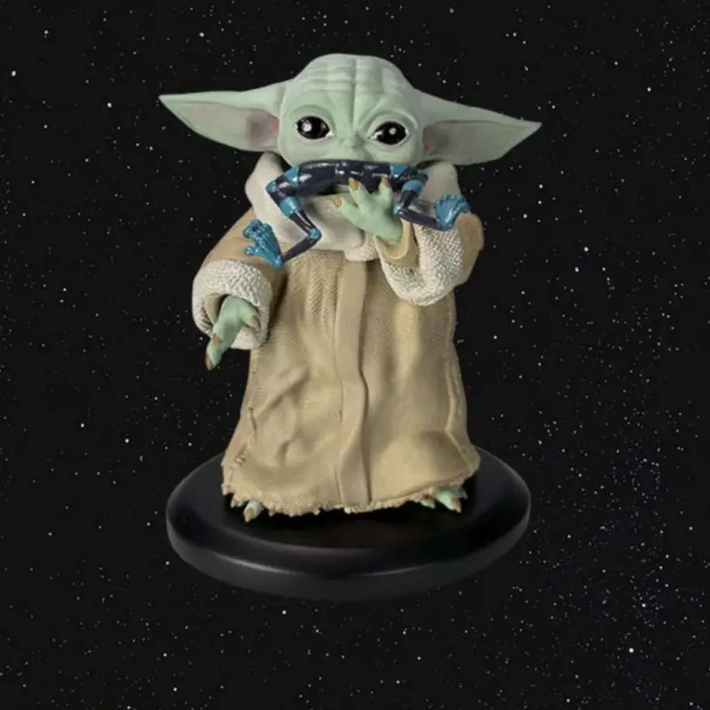 Commander Vite Figurine Star Wars – Grogu eating the Frog – The Mandalorian