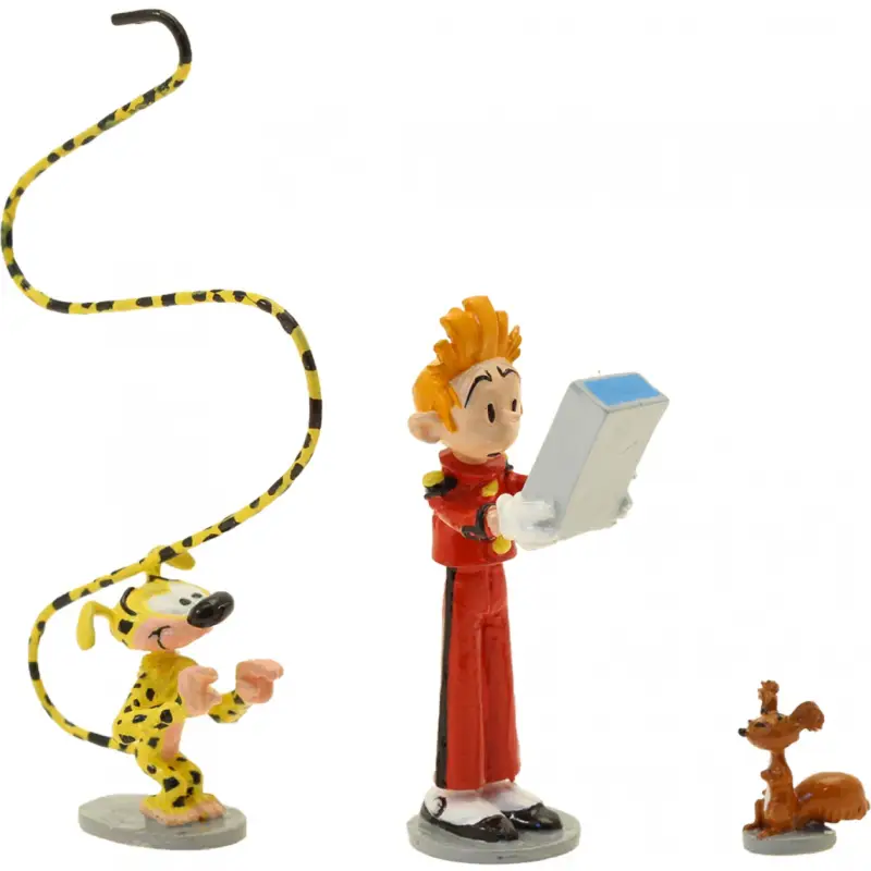 Acheter En Ligne Figurine Pixi Spirou, Spip, Le Marsupilami et le mini Fantasio
