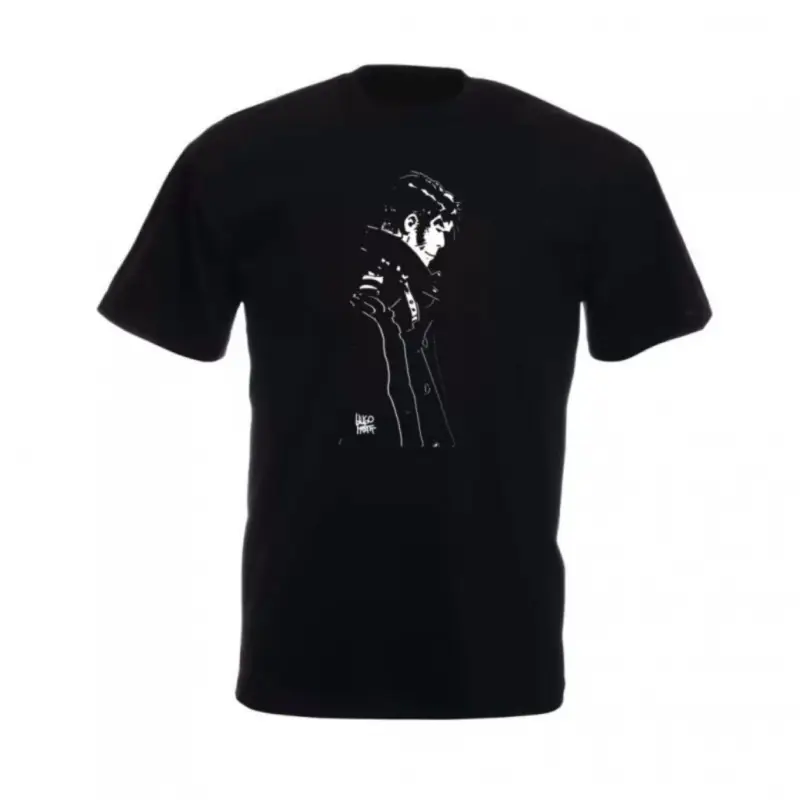 T-Shirt Corto Maltese, Penseur, noir, Taille XXXL Retour Gratuit