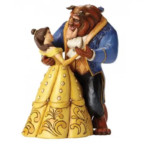 Promotion Disney Beauty and the Beast Jim Shore Dancing Couple 25th Anniversary Figure