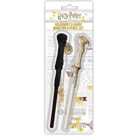 Set de crayons et de stylos pour la baguette de Voldemort et la baguette de Harry Potter Retour Gratuit