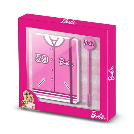 Promotion Agenda et stylo Barbie Varsity Fashion