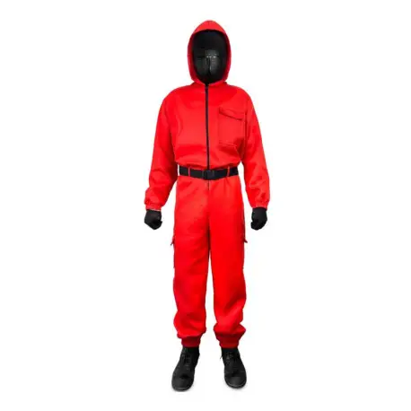 The Squid Game Costume rouge pour homme Vente Flash