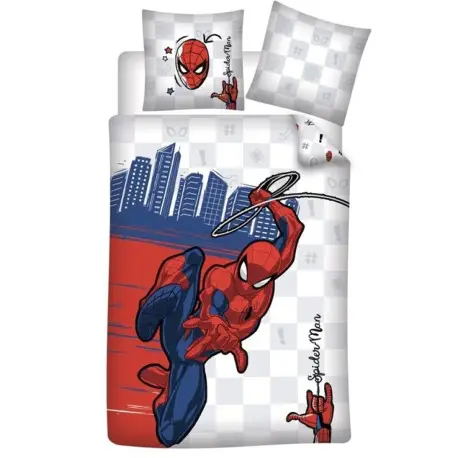 Housse de couette en coton Spiderman from Marvel 140x200cm Haute Qualité