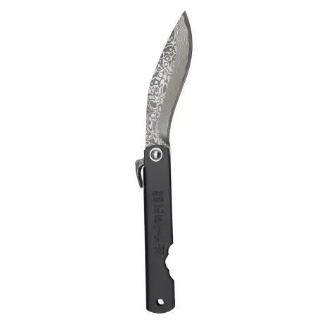 Nouveauté Couteau Higonokami Lame Falcata Manche en acier Falcata