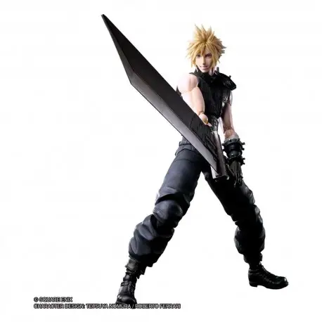 Final Fantasy VII Play Arts Kai Cloud Strife 27 cm Figure Promotion Saisonnière