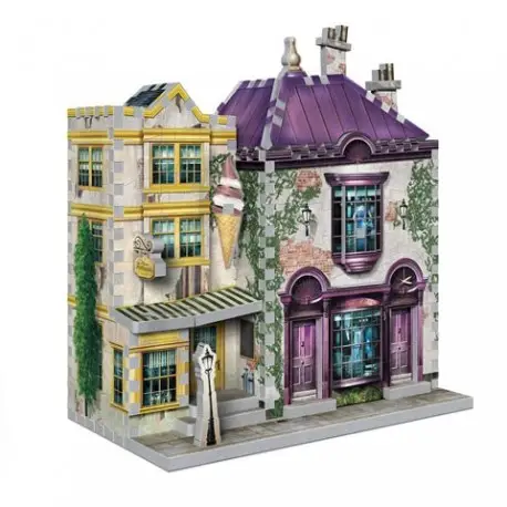 Puzzle 3D Wrebbit Harry Potter - Boutique de Madame Malkin et Glacier Florean Fortescue Pas Cher