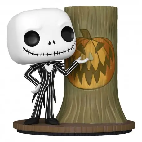 Figurine Deluxe Jack Skellington 30e Anniversaire avec Porte d'Halloween Nouveauté