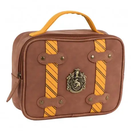 Trousse de Voyage Harry Potter Poufsouffle Marron Super Prix