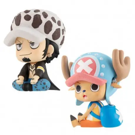 Nouveauté Pack de Figurines Megahouse One Piece Trafalgar Law et Chopper