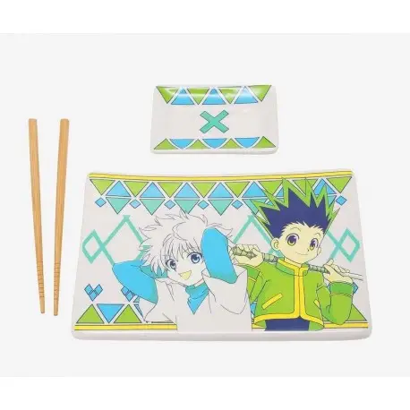 Bon Plan Set de Sushi en Céramique Gon & Killua Hunter x Hunter
