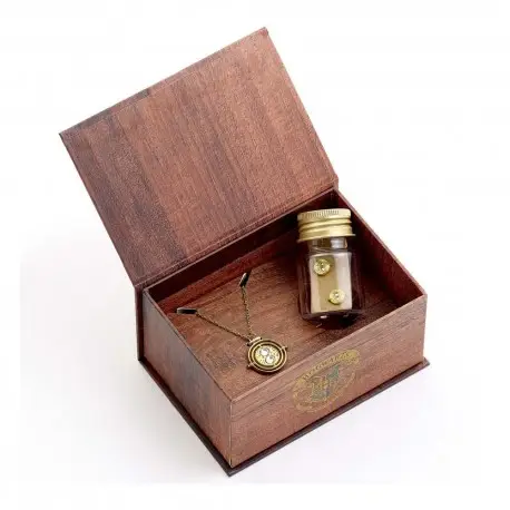 Commande En Gros Collier et Boucles d'oreilles Retourneur de Temps Hermione - Harry Potter (Doré)