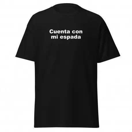 T-shirt Citation Le Seigneur des Anneaux 100% Coton Commander Maintenant