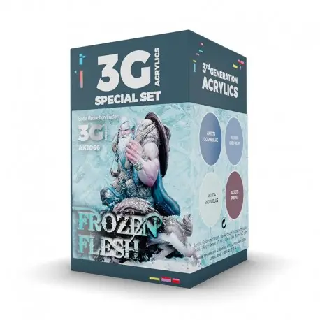 Set de Couleurs Wargame Frozen Flesh 3ème Génération Achat Immédiat