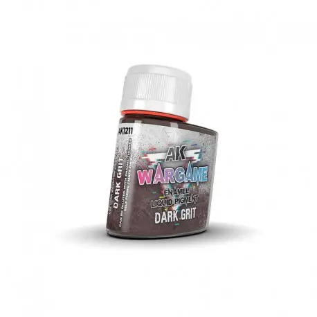 Dernière Chance Dark Grit - Pigment Liquide Émail AK-Interactive