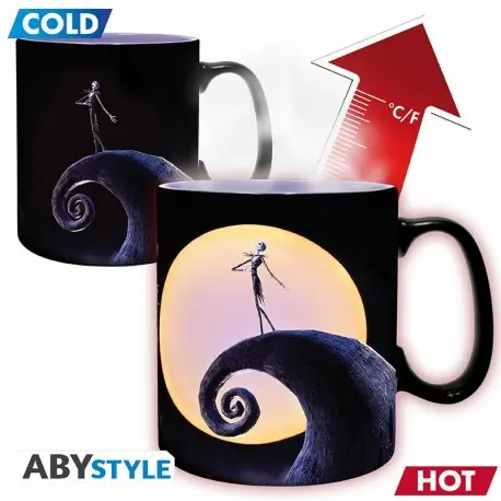 Retour Gratuit Mug Thermoréactif 460 ml Jack et Lune - L'Étrange Noël de Monsieur Jack