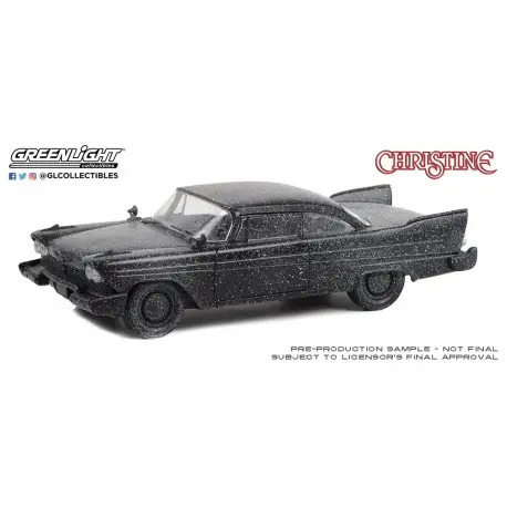 Expédition Rapide Voiture Plymouth Fury 'Christine' Version incendiée 1958 Greenlight 1/24