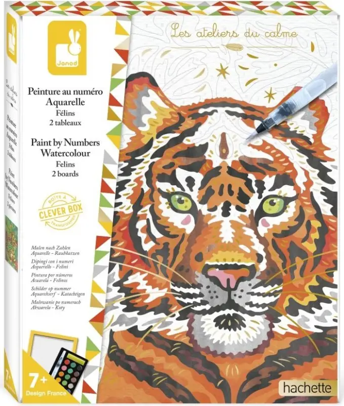 Offre Spéciale Janod Atelier Set Maxi Peinture par Numéros Fauves à partir de 7 ans