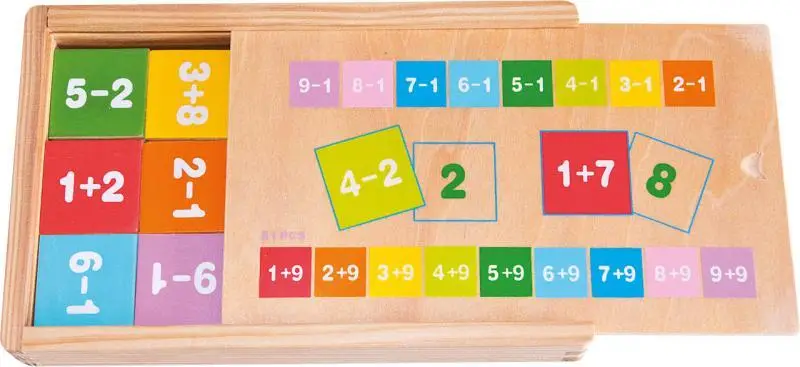 Dernière Chance Woody Cartes avec des exercices de mathématiques - addition / soustraction