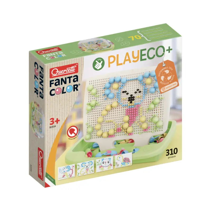 Quercetti PlayEco – Mosaïque Fantacolor Nouvel Arrivage