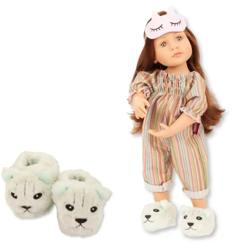 Götz poupée Little Kidz PJ Party avec chaussons 36cm Soldes
