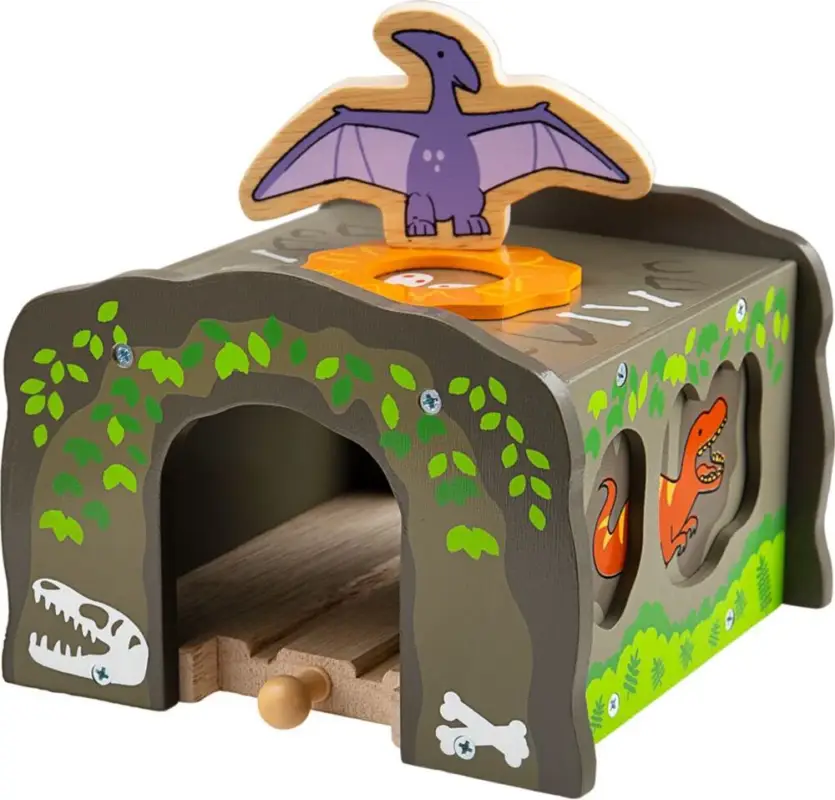 Bigjigs Rail Tunnel de dinosaures T-Rex Satisfait Ou Remboursé