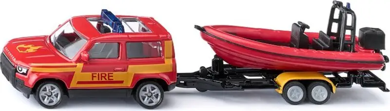 SIKU Blister - Land Rover avec bateau Expédié Aujourd'hui